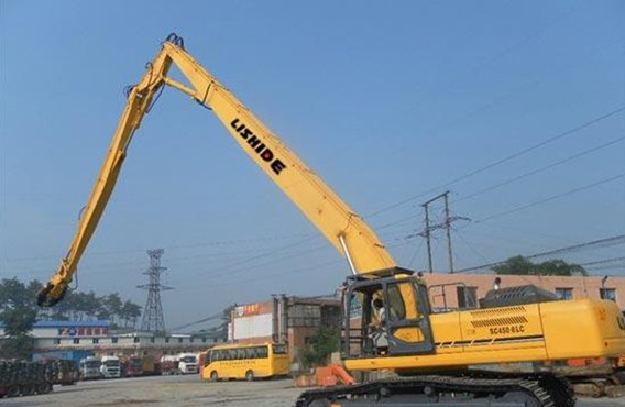 挖掘機拆樓臂、三段式加長臂、挖掘機拆樓臂廠家