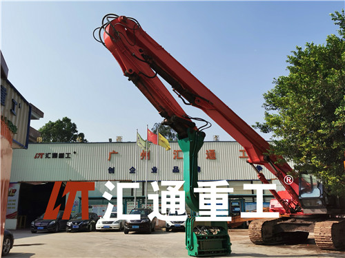 挖掘機(jī)打樁臂、打樁臂、打樁錘、挖掘機(jī)打樁臂廠家