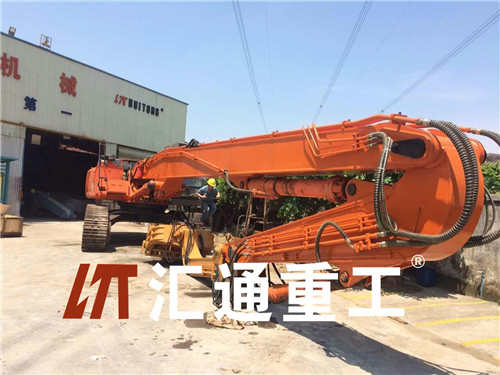 挖掘機(jī)打樁臂、打樁臂、打樁錘、挖掘機(jī)打樁臂廠家